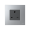 Socket outlet BS Silver - Zenit BS