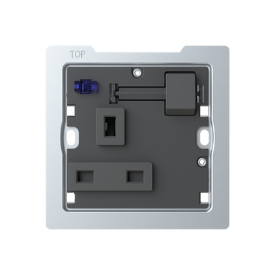 Socket outlet BS Anthracite Polished - Zenit BS
