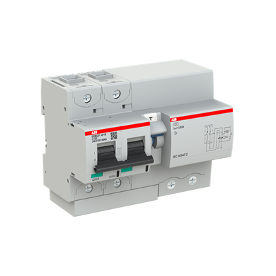 Residual Current Circuit Breaker with Overcurrent Protection DS800P - 2P - 30 mA - 125 A - C - Type A APR