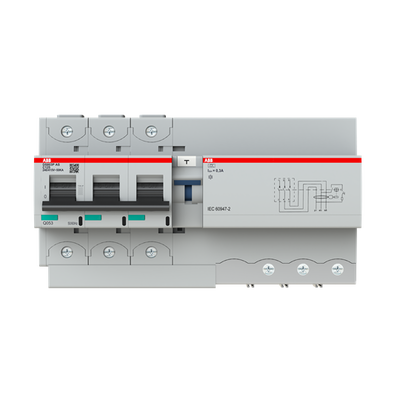 Residual Current Circuit Breaker with Overcurrent Protection DS800P - 3P - 300 mA - 125 A - C - Type A S