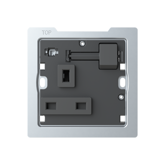Socket outlet BS Anthracite Polished - Zenit BS