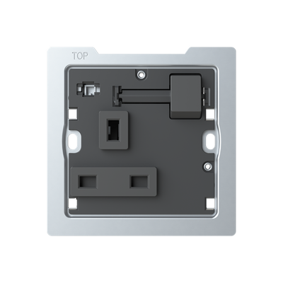 Socket outlet BS Anthracite Polished - Zenit BS