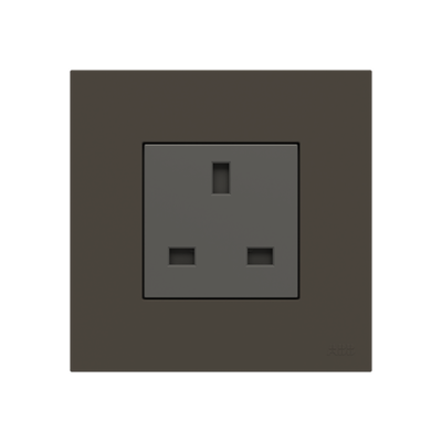 Socket outlet BS Anthracite - Zenit BS
