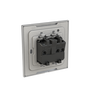 Socket outlet BS Silver - Zenit BS