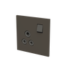 Socket outlet Round 5A Anthracite - Zenit BS