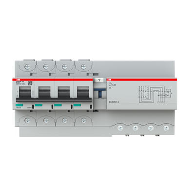 Residual Current Circuit Breaker with Overcurrent Protection DS800P - 4P - 300 mA - 125 A - K - Type A S