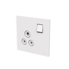 Socket outlet Round 5A White - Zenit BS