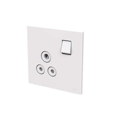 Socket outlet Round 5A White - Zenit BS