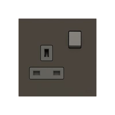 Socket outlet BS Anthracite - Zenit BS