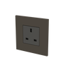 Socket outlet BS Anthracite - Zenit BS