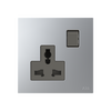 Socket outlet Universal Silver - Zenit BS