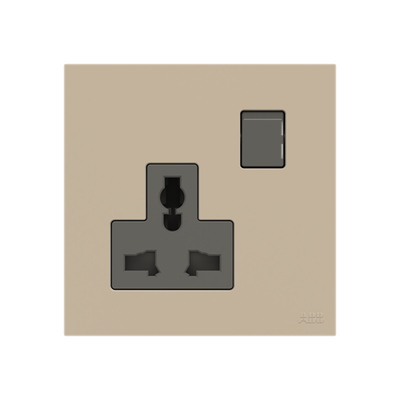 Socket outlet Universal Champagne - Zenit BS