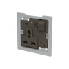 Socket outlet Universal Anthracite Polished - Zenit BS