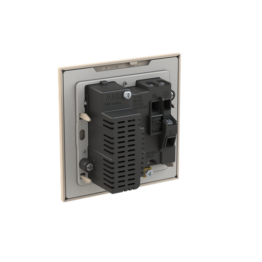 Socket outlet BS with USB Champagne - Zenit BS