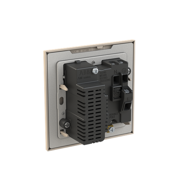 Socket outlet BS with USB Champagne - Zenit BS
