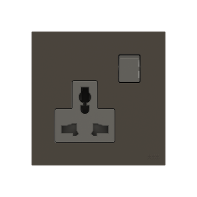 Socket outlet Universal Anthracite - Zenit BS