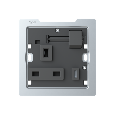 Socket outlet BS with USB Anthracite Polished - Zenit BS