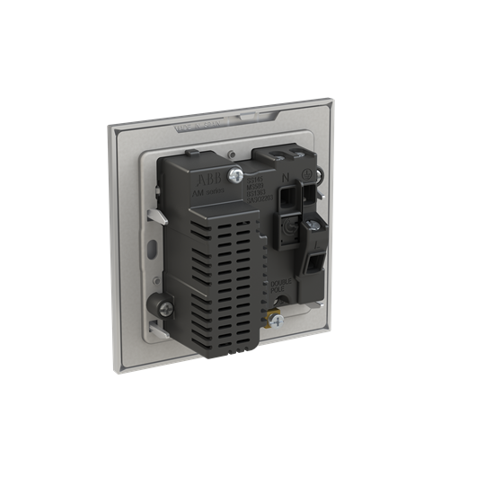 Socket outlet BS with USB Silver - Zenit BS – Image 2 of 3