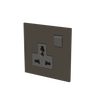 Socket outlet Universal Anthracite - Zenit BS