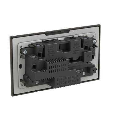 Socket outlet BS with USB Anthracite - Zenit BS