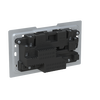 Socket outlet BS with USB Anthracite Polished - Zenit BS