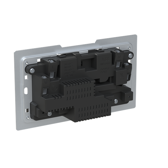 Socket outlet BS with USB Anthracite Polished - Zenit BS