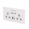 Socket outlet BS with USB White - Zenit BS
