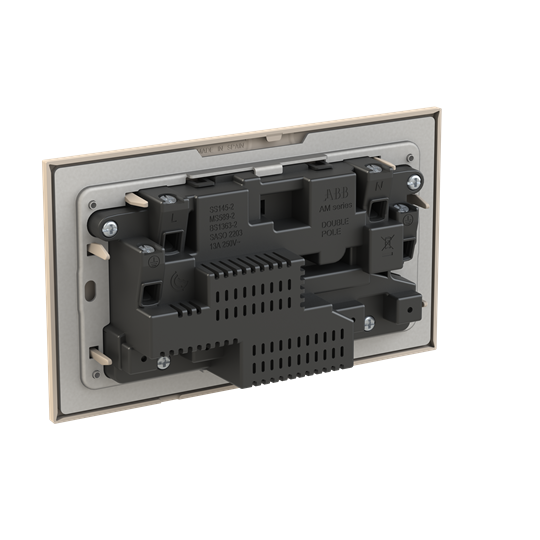 Socket outlet BS with USB Champagne - Zenit BS – Image 2 of 3
