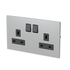 Socket outlet BS Silver - Zenit BS