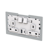 Socket outlet BS with USB White - Zenit BS
