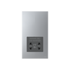 Socket outlet Shaver Silver - Zenit BS