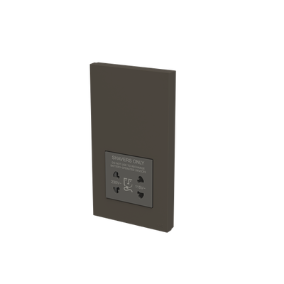 Socket outlet Shaver Anthracite - Zenit BS