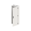 Wall-mounting cabinet, Field width: 2, Rows: 9, 1400 mm x 550 mm x 225 mm, Grounded (Class I), IP55