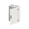 Wall-mounting cabinet, Field width: 2, Rows: 5, 800 mm x 550 mm x 225 mm, Grounded (Class I), IP55