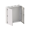Wall-mounting cabinet, Field width: 4, Rows: 7, 1100 mm x 1050 mm x 225 mm, Grounded (Class I), IP55