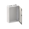 Wall-mounting cabinet, Field width: 2, Rows: 5, 800 mm x 550 mm x 225 mm, Grounded (Class I), IP55