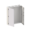 Wall-mounting cabinet, Field width: 4, Rows: 8, 1250 mm x 1050 mm x 225 mm, Grounded (Class I), IP55