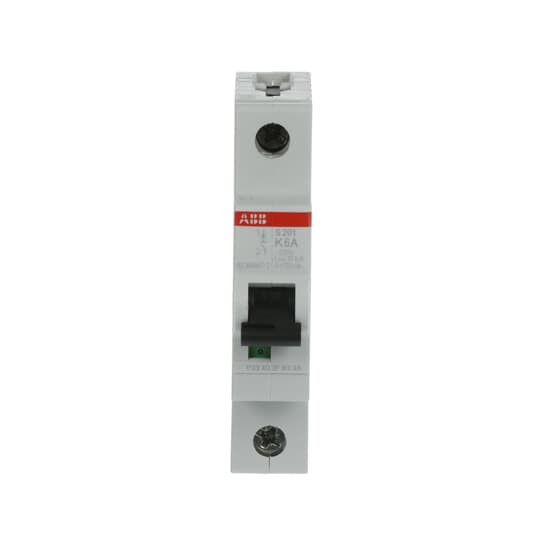 Miniature Circuit Breaker - S200 - 1P - 6 A - K - (AC) 6 kA