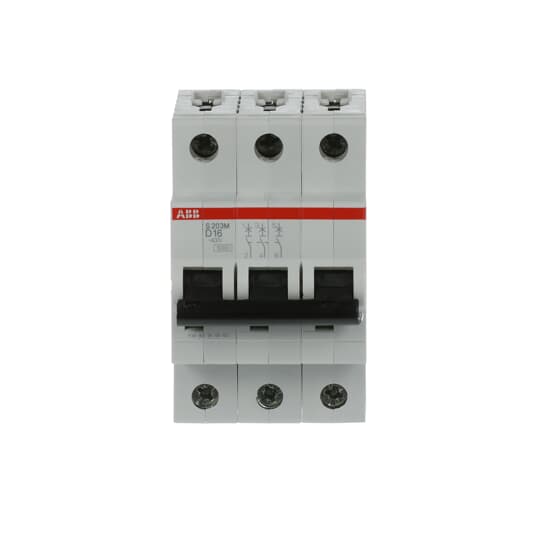 Miniature Circuit Breaker - S200M - 3P - 16 A - D - (AC) 10 kA – Image 2 of 3