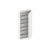 ComfortLine Compact distribution board, Surface mounting, 144 SU, Isolated (Class II), IP44, Field Width: 2, Rows: 6, 1100 mm x 550 mm x 160 mm