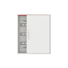 ComfortLine Compact distribution board, Surface mounting, 72 SU, Isolated (Class II), IP44, Field Width: 2, Rows: 3, 650 mm x 550 mm x 160 mm