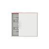 ComfortLine Compact distribution board, Surface mounting, 48 SU, Isolated (Class II), IP44, Field Width: 2, Rows: 2, 500 mm x 550 mm x 160 mm