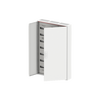ComfortLine Compact distribution board, Surface mounting, 252 SU, Isolated (Class II), IP44, Field Width: 3, Rows: 7, 1250 mm x 800 mm x 160 mm