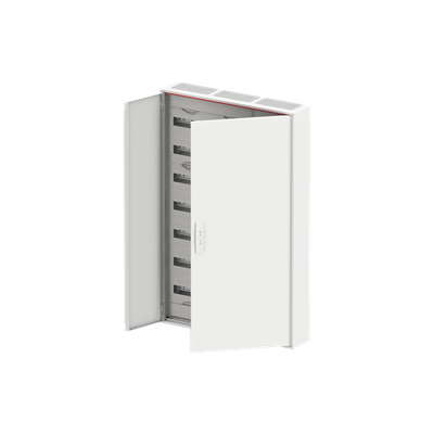 ComfortLine Compact distribution board, Surface mounting, 252 SU, Isolated (Class II), IP44, Field Width: 3, Rows: 7, 1250 mm x 800 mm x 160 mm