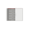 ComfortLine Compact distribution board, Surface mounting, 144 SU, Isolated (Class II), IP44, Field Width: 3, Rows: 4, 650 mm x 800 mm x 160 mm