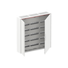 ComfortLine Compact distribution board, Surface mounting, 180 SU, Isolated (Class II), IP44, Field Width: 3, Rows: 5, 800 mm x 800 mm x 160 mm