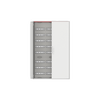 ComfortLine Compact distribution board, Surface mounting, 288 SU, Isolated (Class II), IP44, Field Width: 3, Rows: 8, 1250 mm x 800 mm x 160 mm