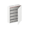 ComfortLine Compact distribution board, Surface mounting, 96 SU, Isolated (Class II), IP44, Field Width: 2, Rows: 4, 650 mm x 550 mm x 160 mm