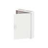 ComfortLine Compact distribution board, Surface mounting, 96 SU, Isolated (Class II), IP44, Field Width: 2, Rows: 4, 800 mm x 550 mm x 160 mm
