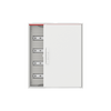 ComfortLine Compact distribution board, Surface mounting, 96 SU, Isolated (Class II), IP44, Field Width: 2, Rows: 4, 650 mm x 550 mm x 160 mm